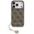 Guess 4G Charm Apple iPhone 17 Pro Tone on Tone hátlap tok, barna