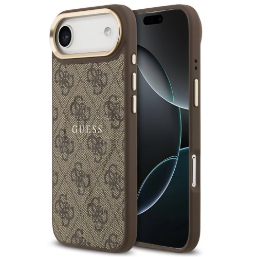 Guess 4G Charm Apple iPhone Air (2025) MagSafe hátlap tok, barna