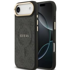   Guess 4G Charm Apple iPhone Air (2025) MagSafe hátlap tok, fekete