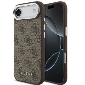 Guess 4G Apple iPhone Air (2025) MagSafe hátlap tok, barna