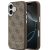 Guess 4G Apple iPhone 17 MagSafe hátlap tok, barna