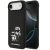 Karl Lagerfeld Liquid Silicone K&CH Sketch Apple iPhone Air (2025) MagSafe kompatibilis hátlap tok, fekete