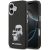 Karl Lagerfeld IML Aquarelle Karl and Choupette Apple iPhone 17 hátlap tok, fekete