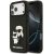 Karl Lagerfeld 3D Rubber Karl and Choupette Apple iPhone 17 Pro Max hátlap tok, fekete