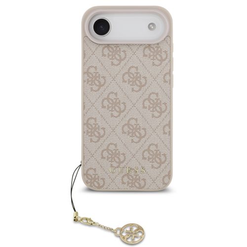 Guess 4G Charm Apple iPhone Air (2025) Tone on Tone hátlap tok, rózsaszín