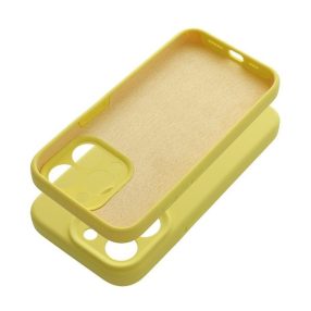 2mm Samsung Galaxy A17 szilikon hátlap tok, sárga