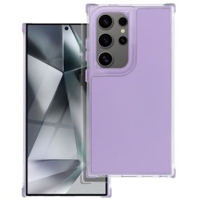   Matrix Samsung Galaxy A17 hátlap tok kameravédő peremmel, világoslila (matt)