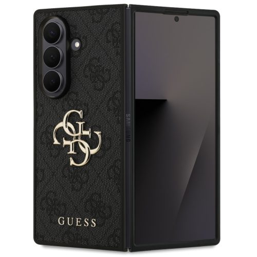 Guess PU 4G Metal Logo Samsung Galaxy Z Fold 7 kemény hátlap tok, fekete