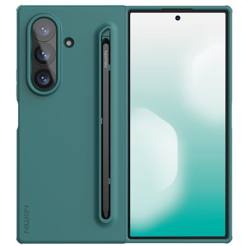 Nillkin Flex Pure Fold Samsung Galaxy Z Fold 7 műanyag hátlap tok + S-pen, zöld