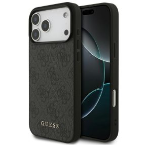 Guess 4G Classic Apple iPhone 17 Pro hátlap tok, fekete
