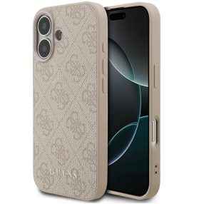 Guess 4G Classic Apple iPhone 17 hátlap tok, rózsaszín