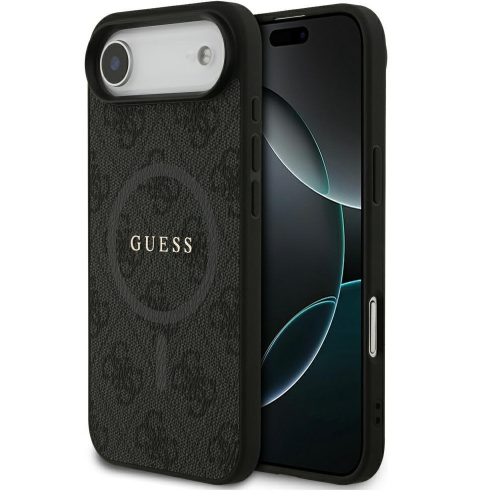 Guess 4G Ring Classic Logo Apple iPhone Air (2025) MagSafe hátlap tok, fekete