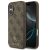 Guess 4G Small Classic Logo Apple iPhone 17 MagSafe hátlap tok, barna