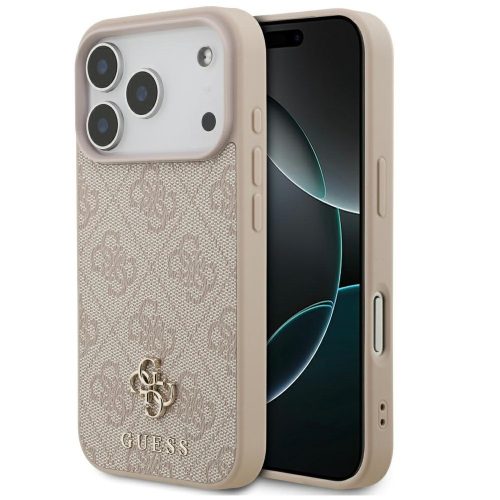 Guess 4G Small 4G and Classic Apple iPhone 17 Pro MagSafe hátlap tok, rózsaszín