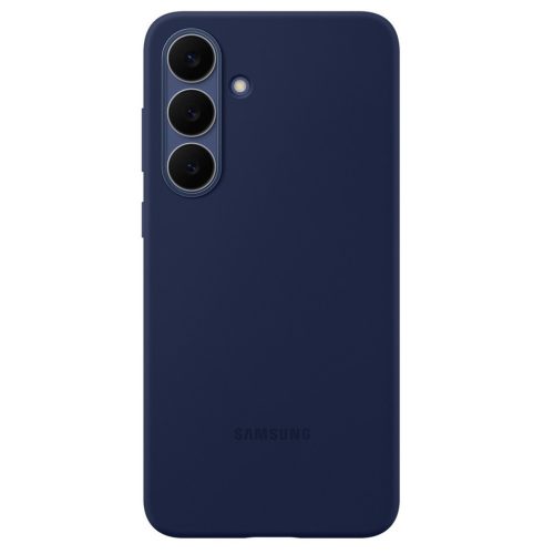 Samsung Silicone Cover Galaxy S25 FE gyári hátlap tok, sötétkék
