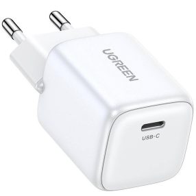   Ugreen Nexode CD318 USB-C hálózati töltő, PD3.0, QC4.0, GaN, 20W, fehér