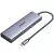 Ugreen CM498 Hub USB-C-3xUSB 3.0, HDMI 4k 30Hz, VGA, RJ45, SD/TF, PD, 100W, szürke