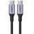 Ugreen US316 USB-C-USB-C töltő- és adatkábel, fonott, 5A, 100W, 2m, szürke