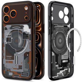   Spigen Ultra Hybrid MagFit Apple iPhone 17 Pro Max tok, MagSafe, Zero One, fekete