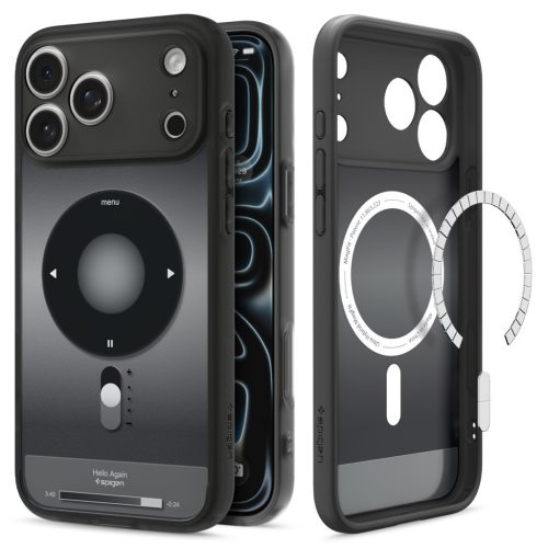 Spigen Ultra Hybrid MagFit Apple iPhone 17 Pro tok, MagSafe, Classic Black, fekete