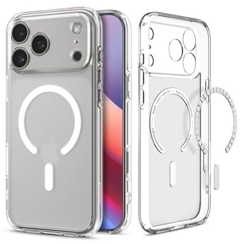 Spigen Ultra Hybrid MagFit Apple iPhone Air (2025) tok, MagSafe, Frost White, átlátszó-fehér