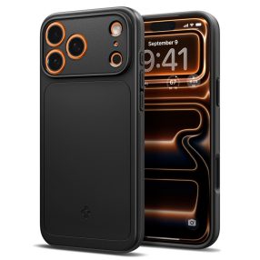   Spigen Thin fit Magfit Apple iPhone 17 Pro Max tok, MagSafe, Black, fekete