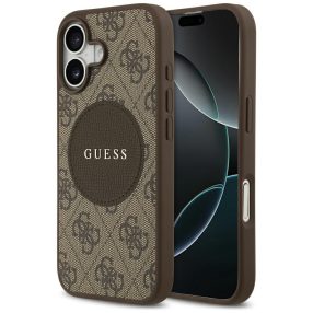   Guess 4G Circle Classic Logo Apple iPhone 17 MagSafe tok, barna
