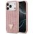Guess Rhinestone Triangle Apple iPhone 17 Pro hátlap tok, rózsaszín