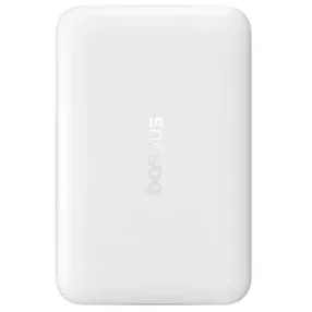   Baseus EnerFill FM11 vezeték nélküli Powerbank / külső akkumulátor + USB-C 30cm kábel, 10000mAh, 22,5W, fehér