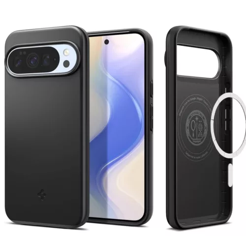 Spigen Thin Fit MagFit Google Pixel 10 / Pixel 10 Pro tok, MagSafe, Black, fekete