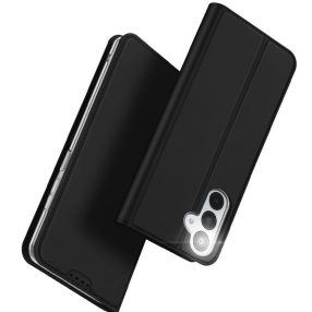   Dux Ducis Skin Pro Samsung Galaxy A17 kitámaszható műbőr tok kártyatartóval, fekete