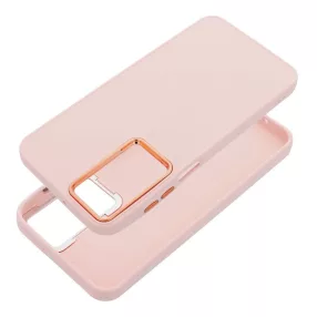   Frame Xiaomi Redmi 15C 4G / 15C 5G közepesen ütésálló tok kameravédő kerettel, rózsaszín