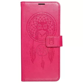   Mezzo Book Xiaomi Redmi 15C 4G / 15C 5G kinyitható tok kártyatartóval, álomfogó minta, magenta