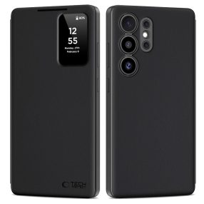   Tech-Protect Smart Wallet Samsung Galaxy S25 Ultra flip / kinyitható tok, fekete