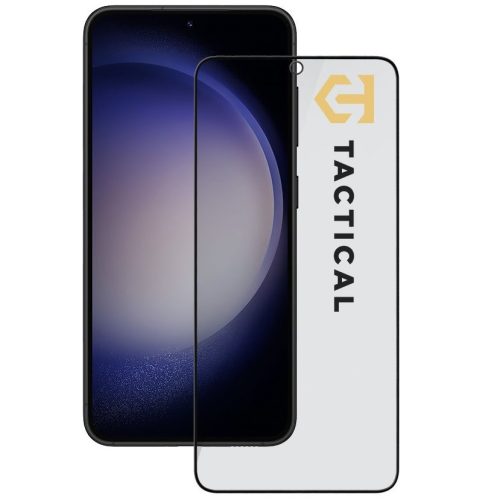 Tactical Glass Shield Privacy Stealth 5D Samsung Galaxy S23 betekintésgátló kijelzővédő üvegfólia, fekete