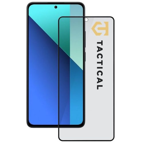 Tactical Glass Shield Privacy Stealth 5D Xiaomi Redmi Note 13 / 14S betekintésgátló kijelzővédő üvegfólia, fekete