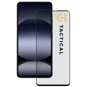  Tactical Glass Shield Privacy Stealth 5D Xiaomi Redmi Note 14 4G / 5G / Poco X7 Pro 5G betekintésgátló kijelzővédő üvegfólia, fekete