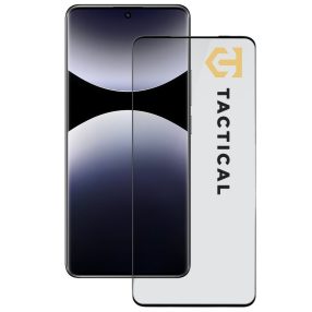   Tactical Glass Shield 5D Xiaomi Redmi Note 14 Pro / Poco X7 5G kijelzővédő üvegfólia, fekete