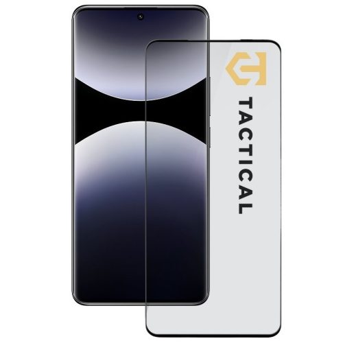 Tactical Glass Shield 5D Xiaomi Redmi Note 14 Pro / Poco X7 5G kijelzővédő üvegfólia, fekete