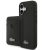 Lacoste Iconic Petit Pique Apple iPhone 17 MagSafe tok + kártyatartó pénztárca, fekete