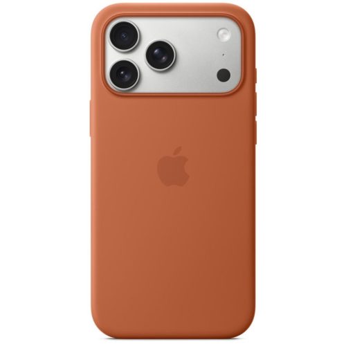 Apple iPhone 17 Pro gyári szilikon tok, MagSafe, terrakotta