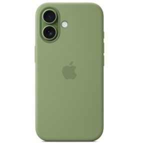 Apple iPhone 17 gyári szilikon tok, MagSafe, világoszöld