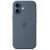 Apple iPhone 17 gyári szilikon tok, MagSafe, acélkék