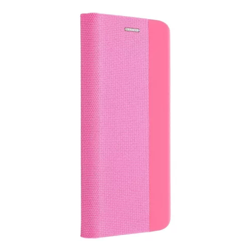 Forcell Sensitive Xiaomi Redmi 15 4G / Redmi 15 5G oldalra nyíló flip tok, világos rózsaszín