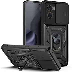   Tech-Protect Camshield Pro Poco X7 Pro strapabíró tok kameravédelemmel, kitámasztóval, fekete