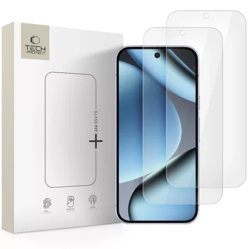 Tech-Protect Glass Fit+ Google Pixel 9 Pro XL / 10 Pro XL kijelzővédő üvegfólia, átlátszó (2db)