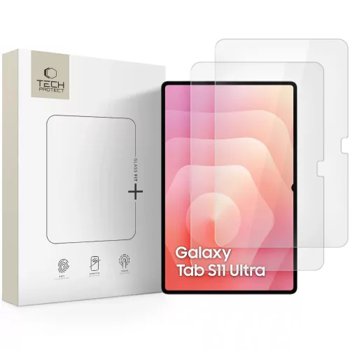 Tech-Protect Glass Fit+ Samsung Galaxy Tab S8 Ultra / S9 Ultra / S10 Ultra / S11 Ultra tempered glass kijelzővédő fólia, átlátszó