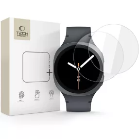   Tech-Protect Glass Fit+ Samsung Galaxy Watch8 (44mm) kijelzővédő üvegfólia, átlátszó (2db)