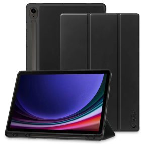   Tech-Protect Sc Pen Samsung Galaxy Tab S10 Lite / S10 FE / S9 FE / S9 oldalra nyíló, kitámasztható mappa tok ceruza tartóval, fekete