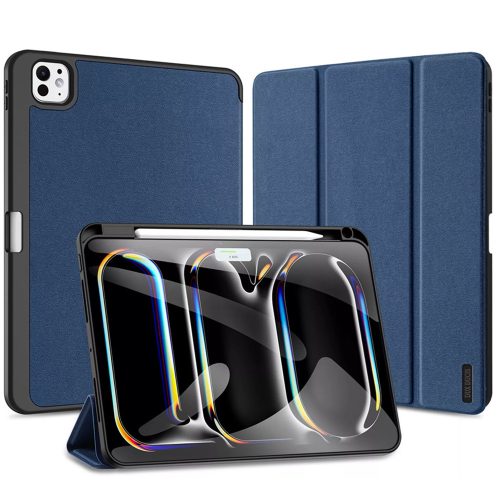Dux Ducis Domo Apple iPad Air 11 (2025 / 2024) / Air 5 / 4 kihajtható tok pencil tartóval, kék